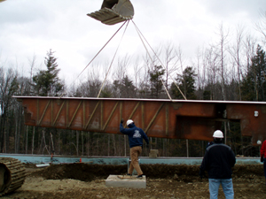 Fiberglass pool installation, Sanjuan pool dealer Connecticut, swimming pools, landscape design