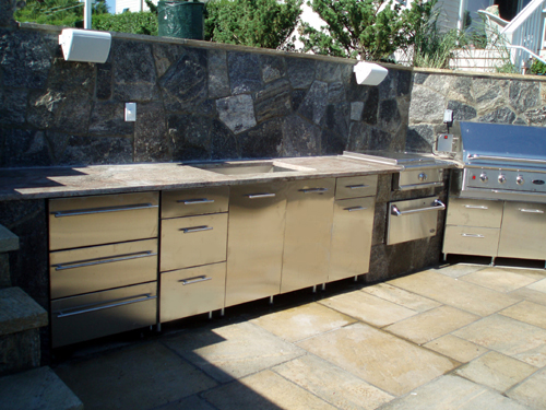 Outdoor Kitchen, Danver appliances dealer, Danver authorized contractor, Danver Kitchen Cabinets